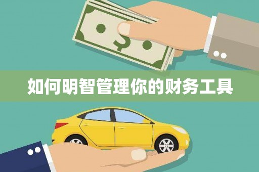 西畴如何明智管理你的财务工具