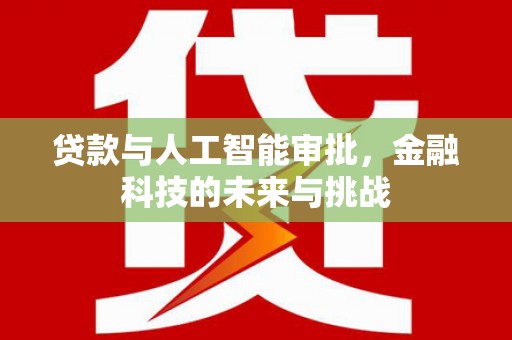 西畴贷款与人工智能审批，金融科技的未来与挑战