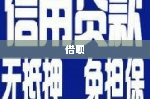 西畴借呗