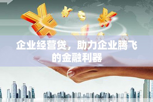 西畴企业经营贷，助力企业腾飞的金融利器