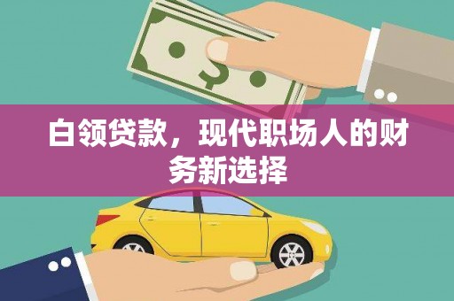西畴白领贷款，现代职场人的财务新选择