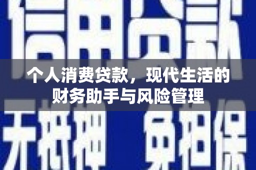 西畴个人消费贷款，现代生活的财务助手与风险管理
