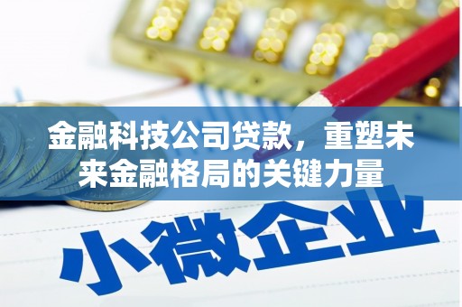 西畴金融科技公司贷款，重塑未来金融格局的关键力量