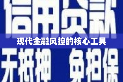 西畴现代金融风控的核心工具