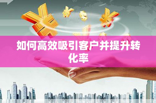 西畴如何高效吸引客户并提升转化率