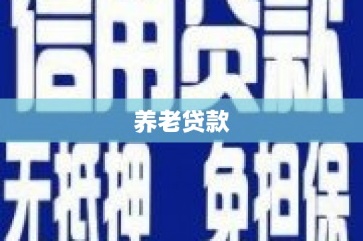 西畴养老贷款