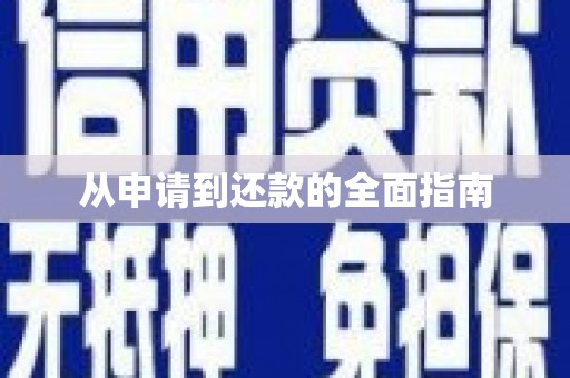 西畴从申请到还款的全面指南