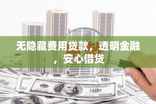 西畴无隐藏费用贷款，透明金融，安心借贷