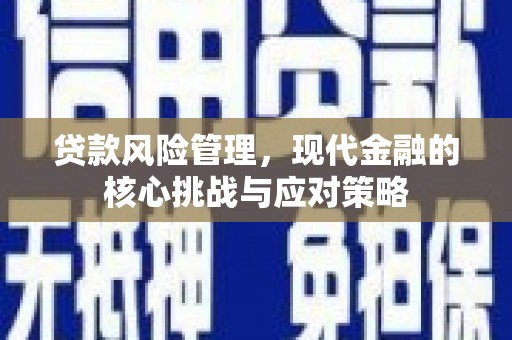 西畴贷款风险管理，现代金融的核心挑战与应对策略