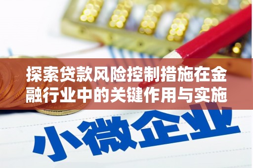 西畴探索贷款风险控制措施在金融行业中的关键作用与实施策略