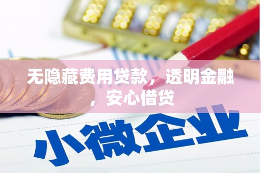 西畴无隐藏费用贷款，透明金融，安心借贷