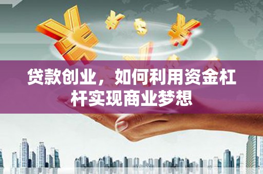 西畴贷款创业，如何利用资金杠杆实现商业梦想