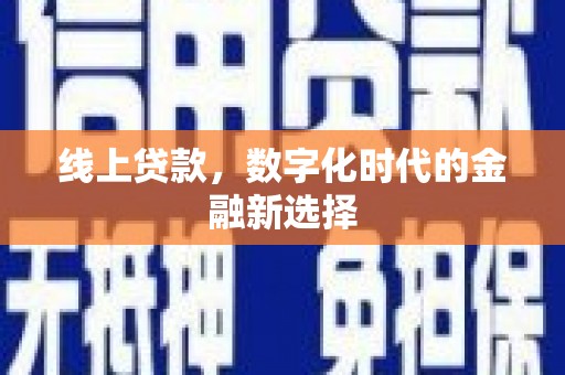 西畴线上贷款，数字化时代的金融新选择