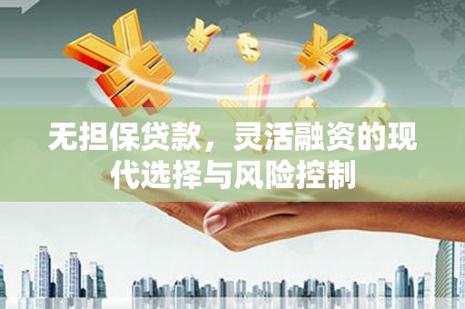 西畴无担保贷款，灵活融资的现代选择与风险控制