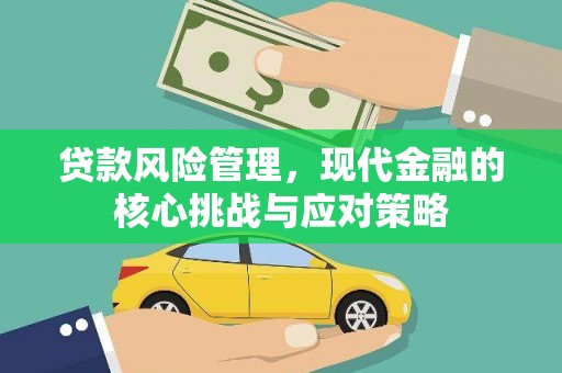西畴贷款风险管理，现代金融的核心挑战与应对策略