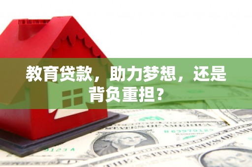 西畴教育贷款，助力梦想，还是背负重担？