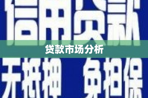 西畴贷款市场分析