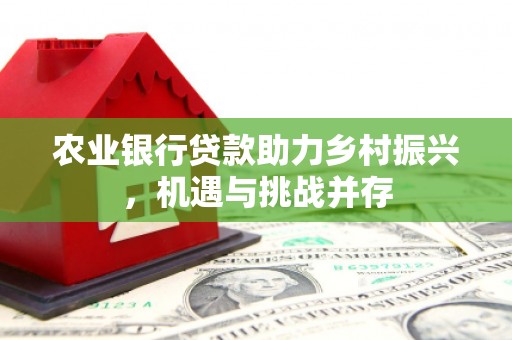 西畴农业银行贷款助力乡村振兴，机遇与挑战并存