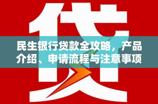 西畴民生银行贷款全攻略，产品介绍、申请流程与注意事项